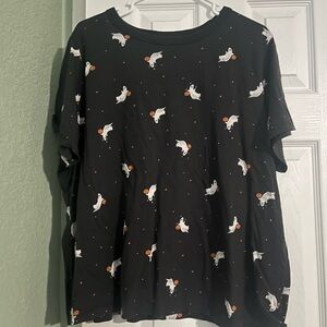 Ghost Print Halloween Shirt